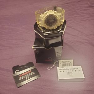 Clear G Shock watch